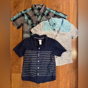 Boys' Blue and Gray  Shirts - Set of 3
